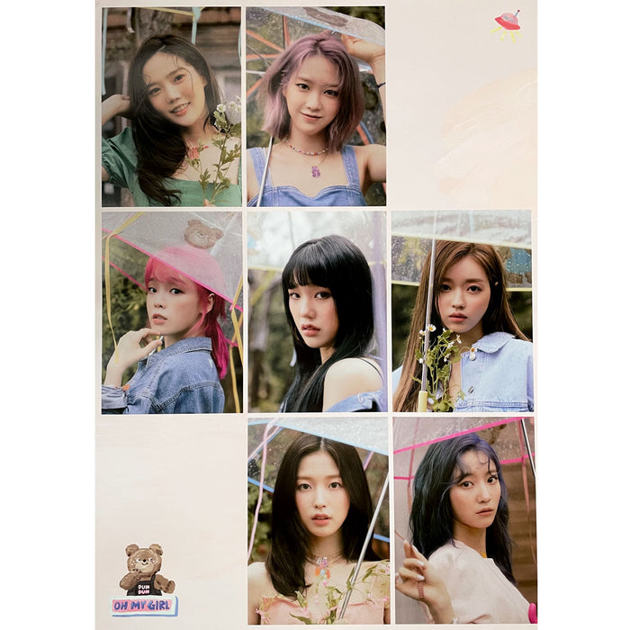 오마이걸 | OH MY GIRL | 8TH MINI ALBUM [ DEAR OH MY GIRL ] | (DUN DUN BEAR VER.) POSTER ONLY