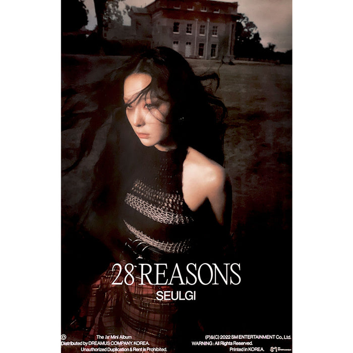 슬기 | SEULGI | 1ST MINI ALBUM [ 28 REASONS ] | (PHOTOBOOK - A VER.) POSTER ONLY