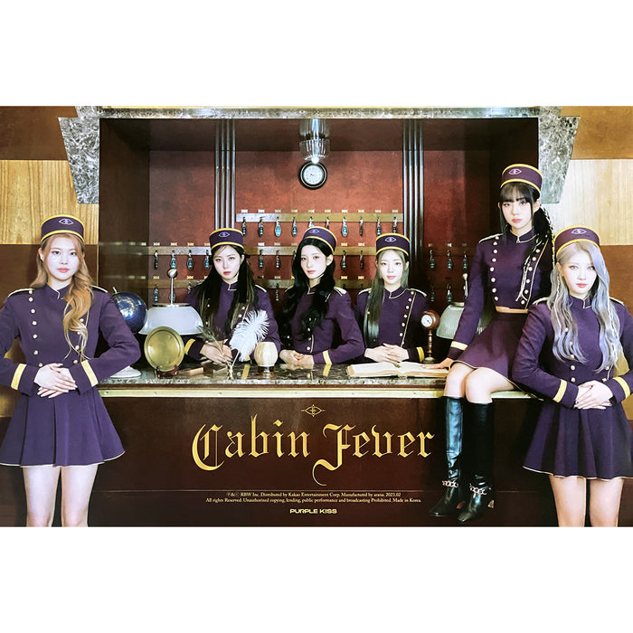 퍼플키스 | PURPLE KISS | 5TH MINI ALBUM [ CABIN FEVER ] | (A VER.) POSTER ONLY