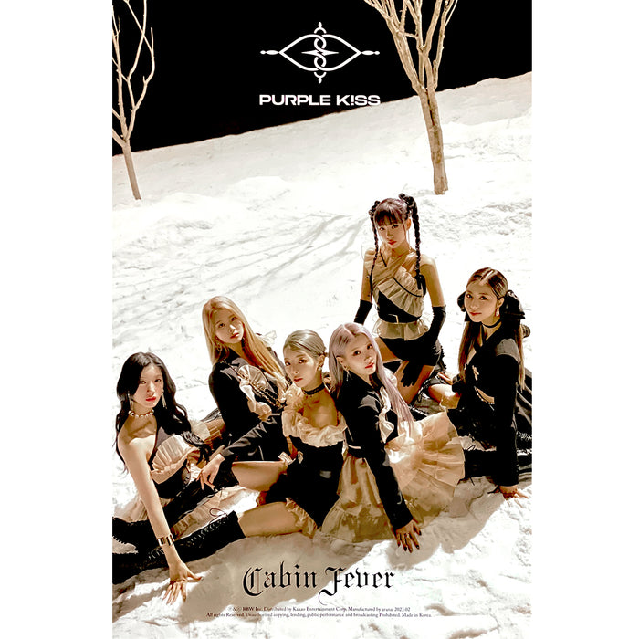 퍼플키스 | PURPLE KISS | 5TH MINI ALBUM [ CABIN FEVER ] | (C VER.) POSTER ONLY