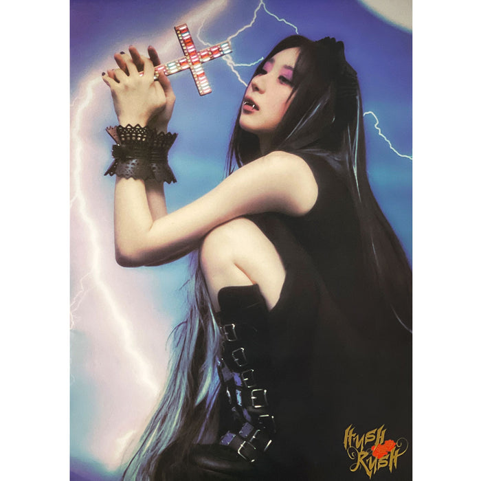 이채연 | LEE CHAEYEON | 1ST MINI ALBUM [ HUSH RUSH ] | (VAMPIRE VER.) POSTER ONLY