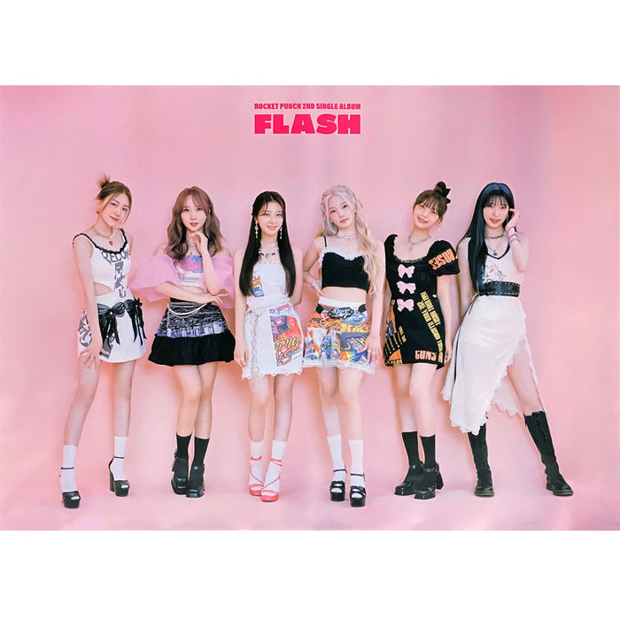 로켓펀치 | ROCKET PUNCH | 2ND SINGLE ALBUM [ FLASH ] | (A VER.) POSTER ONLY