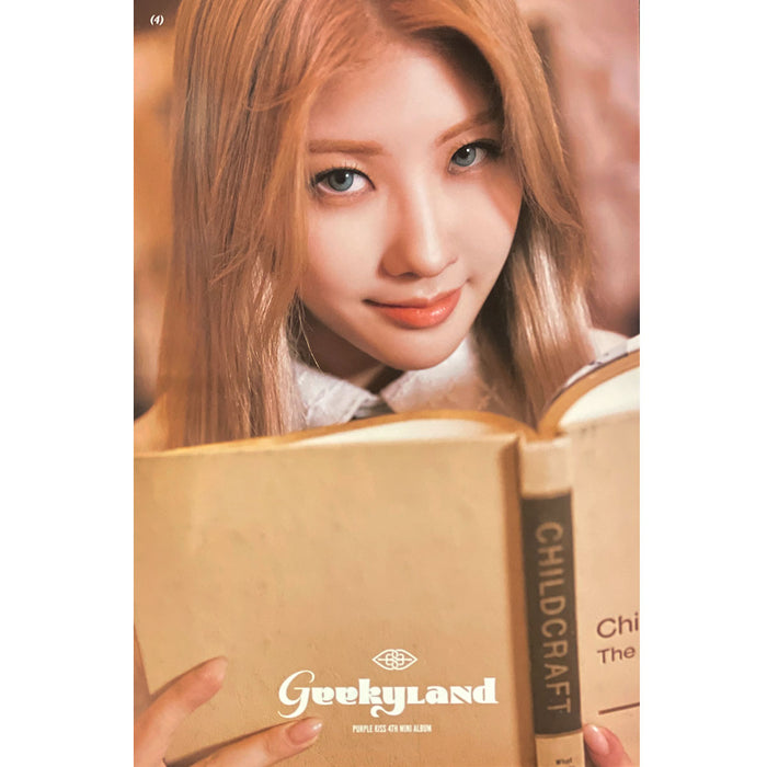 퍼플키스 | PURPLE KISS | 4TH MINI ALBUM [ GEEKYLAND ] | (DIGIPACK VER. - CHAEIN) POSTER ONLY