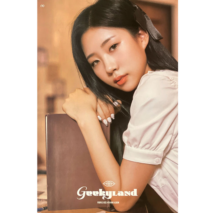 퍼플키스 | PURPLE KISS | 4TH MINI ALBUM [ GEEKYLAND ] | (DIGIPACK VER. - DOSIE) POSTER ONLY