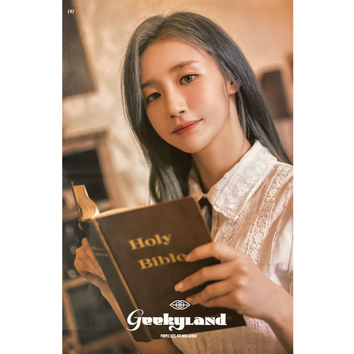 퍼플키스 | PURPLE KISS | 4TH MINI ALBUM [ GEEKYLAND ] | (DIGIPACK VER. - JIEUN) POSTER ONLY