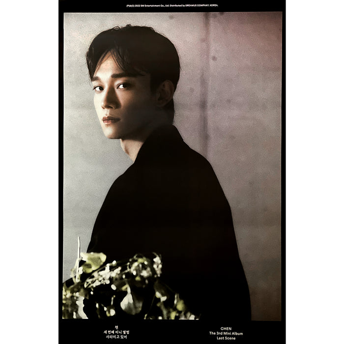 첸 | CHEN | 3RD MINI ALBUM [ LAST SCENE ] | (GRAY VER.) POSTER ONLY