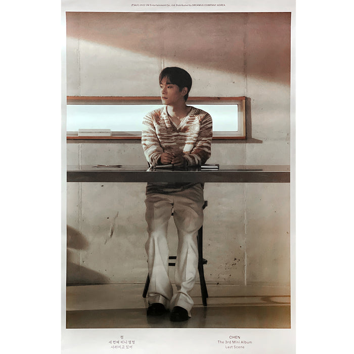 첸 | CHEN | 3RD MINI ALBUM [ LAST SCENE ] | (DIGIPACK VER.) POSTER ONLY