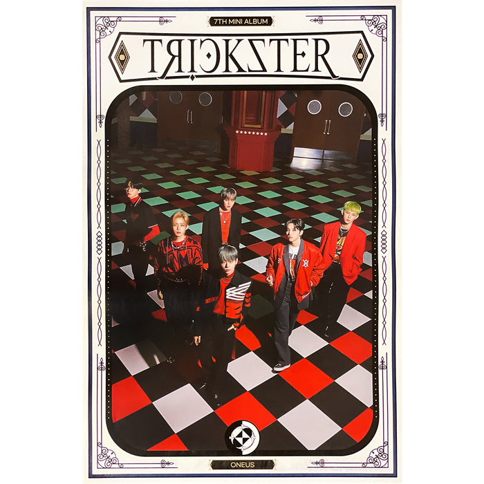 원어스 | ONEUS | 7TH MINI ALBUM [ TRICKSTER ] | (VERSION A) POSTER ONLY