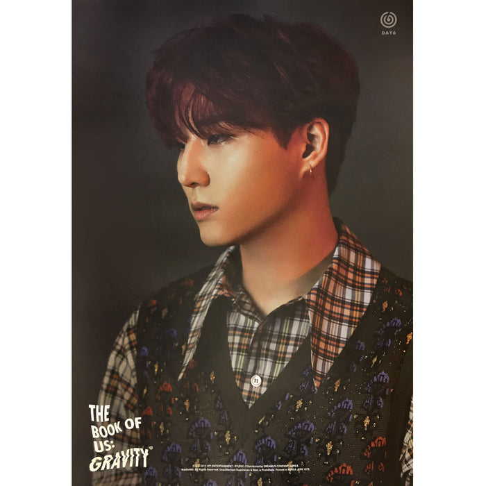 데이식스 | DAY6 | 5TH MINI ALBUM [ THE BOOK OF US: GRAVITY ] | (YOUNG K VER.) POSTER ONLY