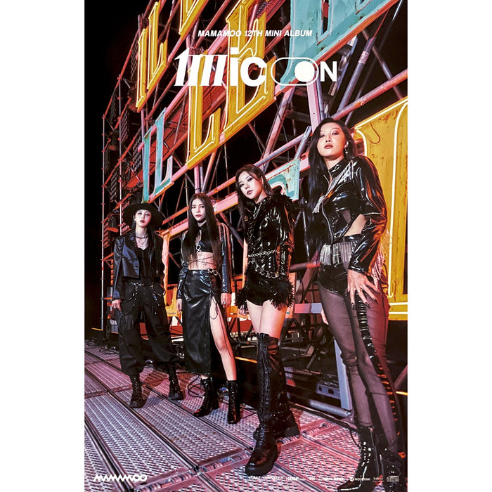 마마무 | MAMAMOO | 12TH MINI ALBUM [ MIC ON ] | (C VER.) POSTER ONLY