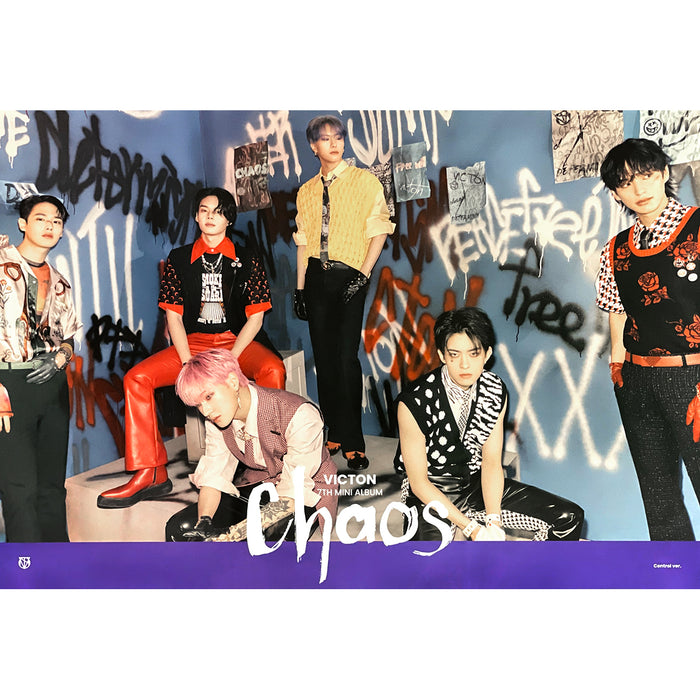 빅톤 | VICTON | 7TH MINI ALBUM [ CHAOS ] | (CONTROL VER.) POSTER ONLY