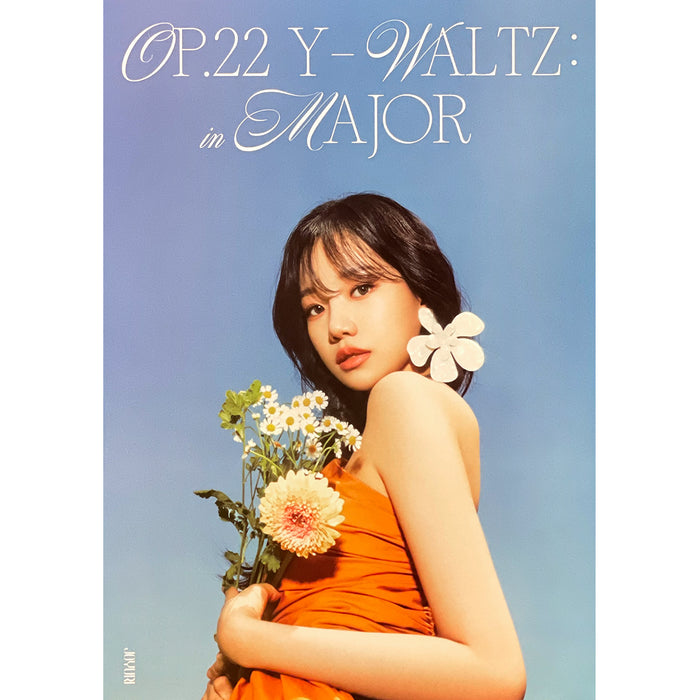 조유리 | JO YURI | 1ST MINI ALBUM [ OP.22 Y-WALTZ : IN MAJOR ] | (ANDANTE VER. A) POSTER ONLY