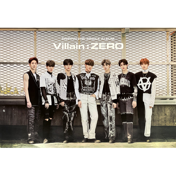 드리핀 | DRIPPIN | 2ND SINGLE ALBUM [ VILLAIN : ZERO ] | (B VER.) POSTER ONLY