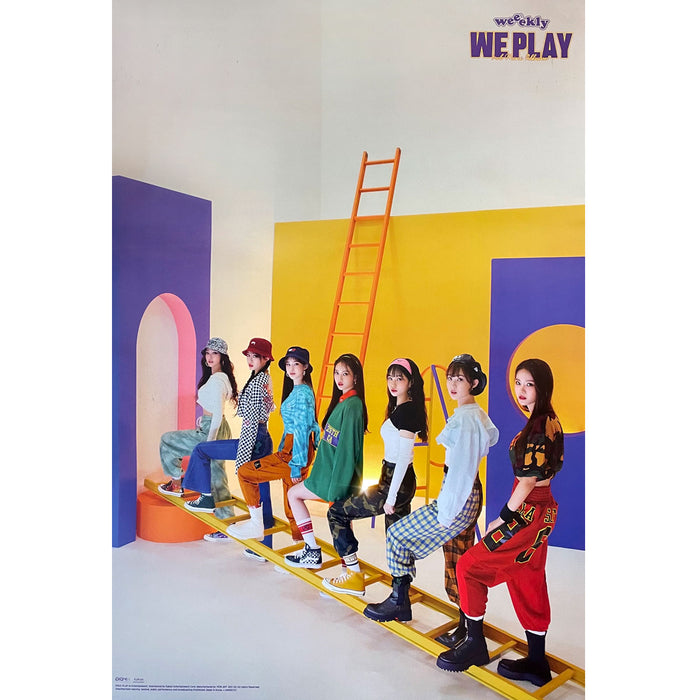 위클리 | WEEEKLY | 3RD MINI ALBUM [ WE PLAY ] | (UP VER.) POSTER ONLY