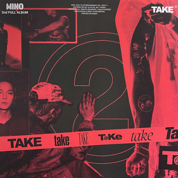 송민호 | MINO | 2ND FULL ALBUM [ TAKE ] | (TAKE #2 - C VER.) POSTER ONLY