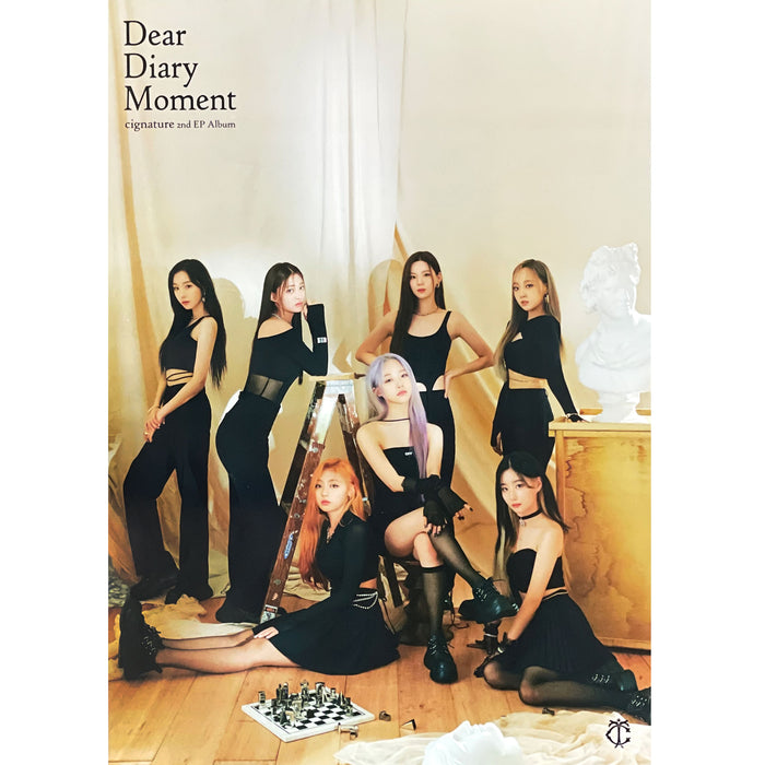 시그니처 | CIGNATURE | 2ND EP ALBUM [ DEAR DIARY MOMENT ] | (QUESTION VER.) POSTER ONLY