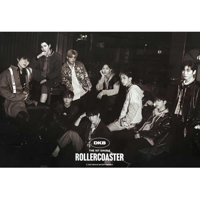 다크비 | DKB | 1ST SINGLE ALBUM [ ROLLERCOASTER ] | (B VER.) POSTER ONLY