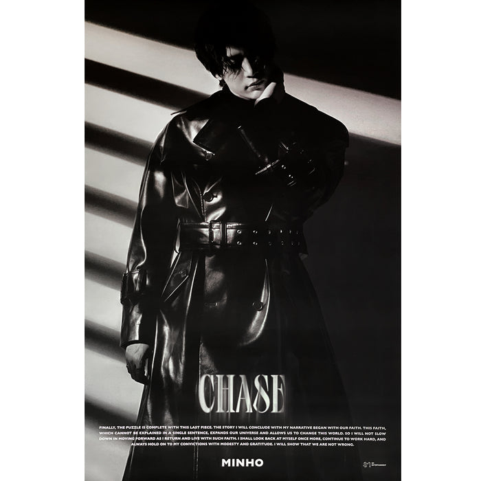 민호 | MINHO | 1ST MINI ALBUM [ CHASE ] | (COMPLETE VER. A) POSTER ONLY