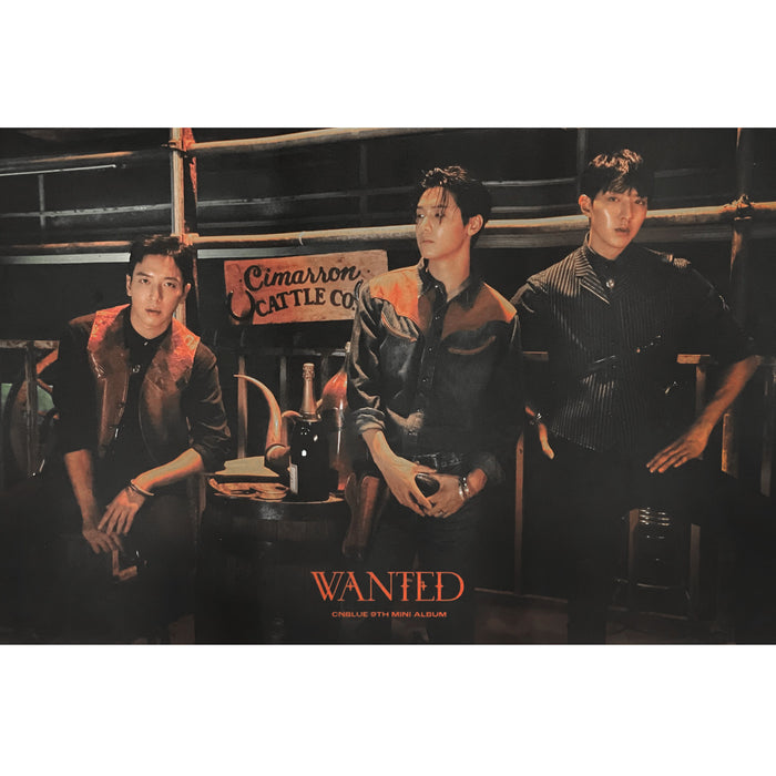 씨엔블루 | CNBLUE | 9TH MINI ALBUM [ WANTED ] | (DEAD VER.) POSTER ONLY