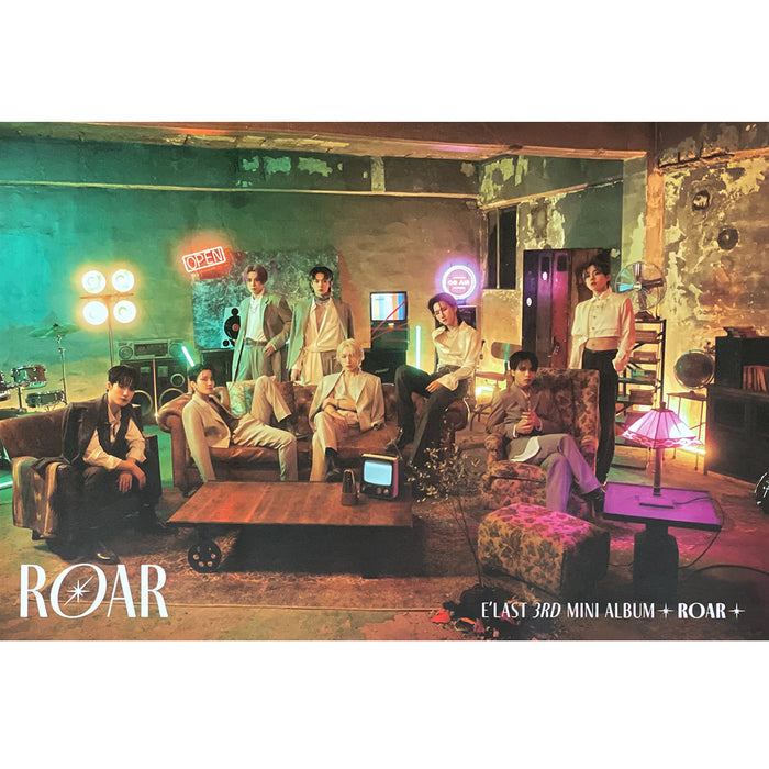 엘라스트 | E'LAST | 3RD MINI ALBUM [ ROAR ] | (GRAY VER.) POSTER ONLY