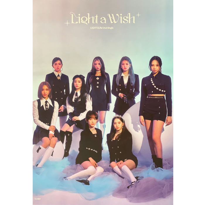 라잇썸 | LIGHTSUM | 2ND SINGLE ALBUM [ LIGHT A WISH ] | (LIGHT VER.) POSTER ONLY