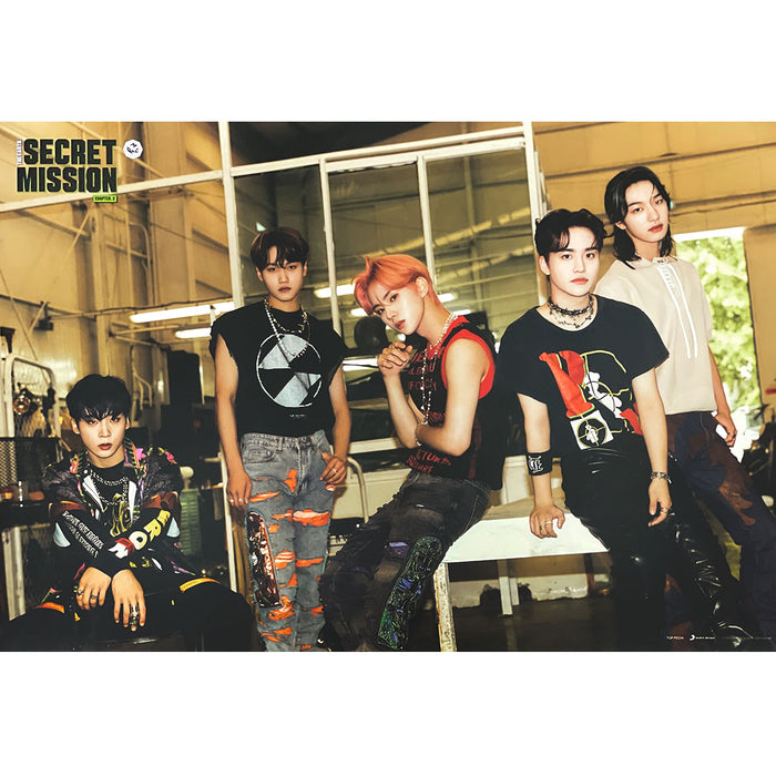 엠씨엔디 | MCND | 4TH MINI ALBUM [ THE EARTH : SECRET MISSION CHAPTER. 2 ] | (WHEEL VER.) POSTER ONLY