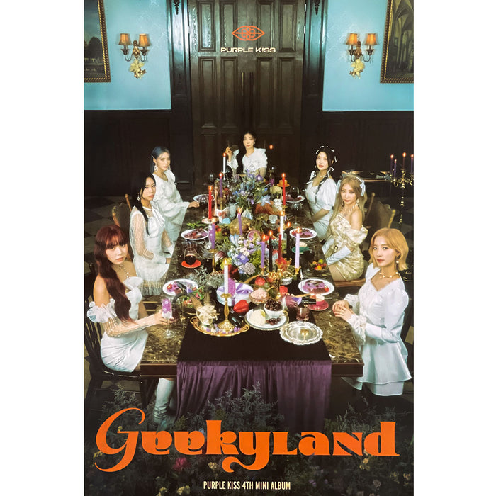 퍼플키스 | PURPLE KISS | 4TH MINI ALBUM [ GEEKYLAND ] | (MAIN VER. A) POSTER ONLY