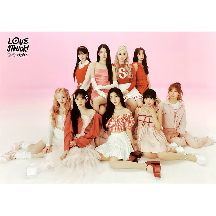 케플러 | KEP1ER | 4TH MINI ALBUM [ LOVESTRUCK ] | (FIRST BLUSH VER.) POSTER ONLY