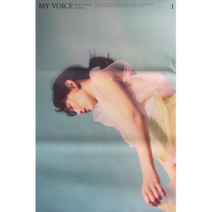 태연 | TAEYEON | 1ST ALBUM [ MY VOICE ] | (SKY VER.) POSTER ONLY