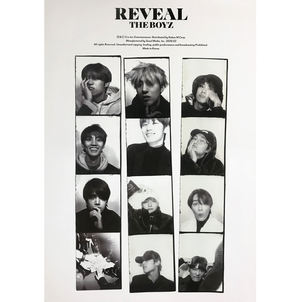 더보이즈 | THE BOYZ | 1ST ALBUM [ REVEAL ] | (BOY VER.) POSTER ONLY