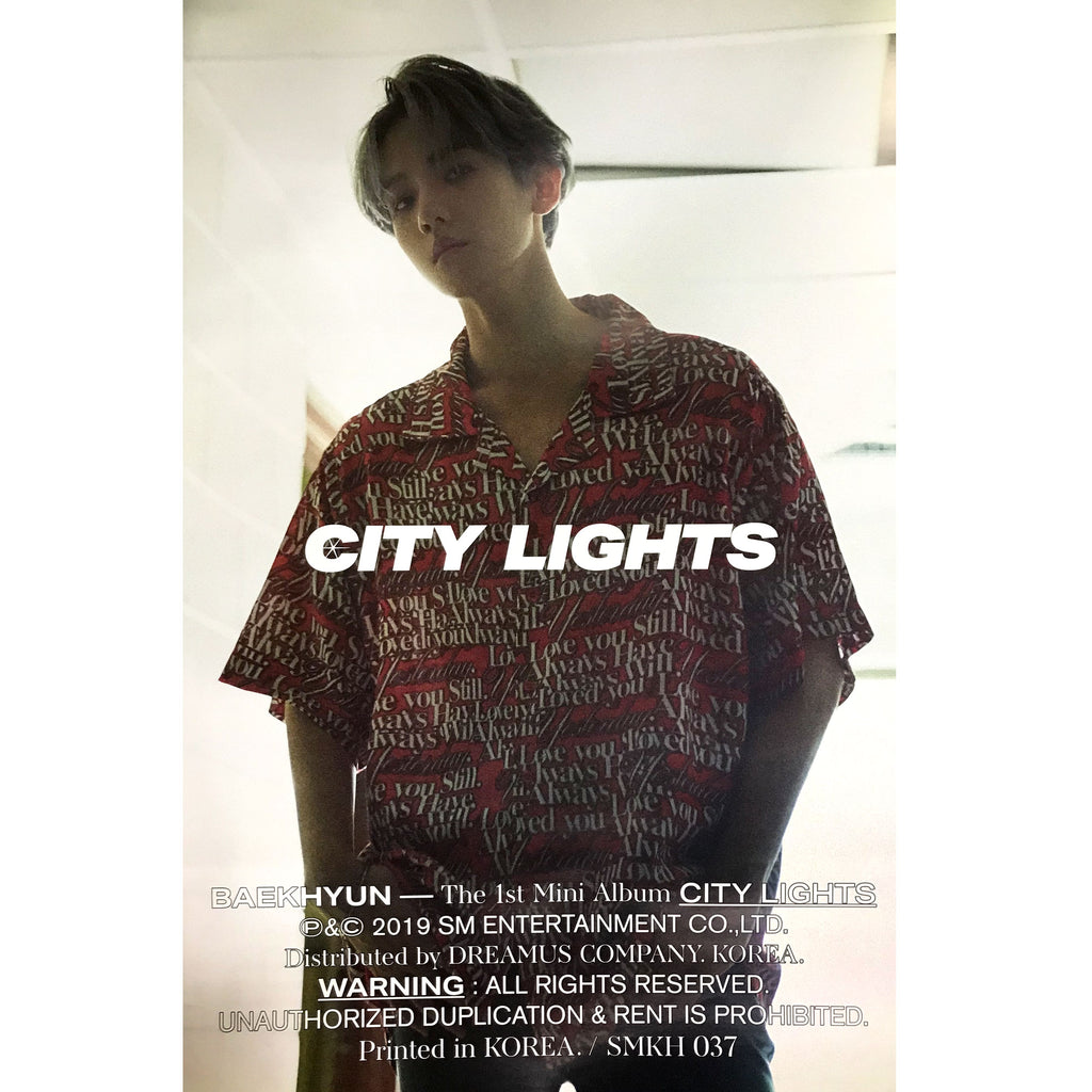 オファー baekhyun city lights ポスター