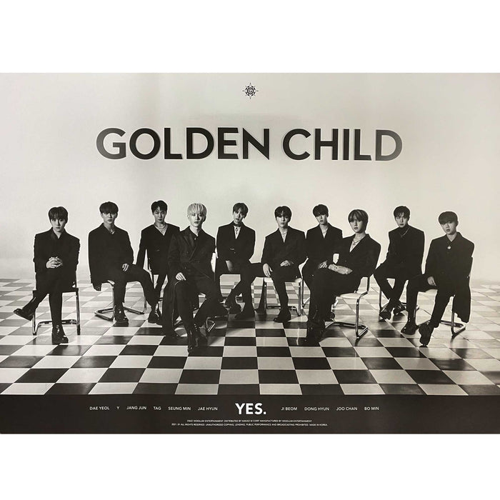 골든차일드 | GOLDEN CHILD | 5TH MINI ALBUM [ YES ] | (A VER.) POSTER ONLY