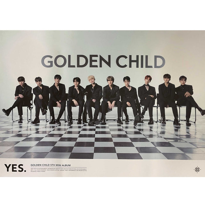 골든차일드 | GOLDEN CHILD | 5TH MINI ALBUM [ YES ] | (B VER.) POSTER ONLY