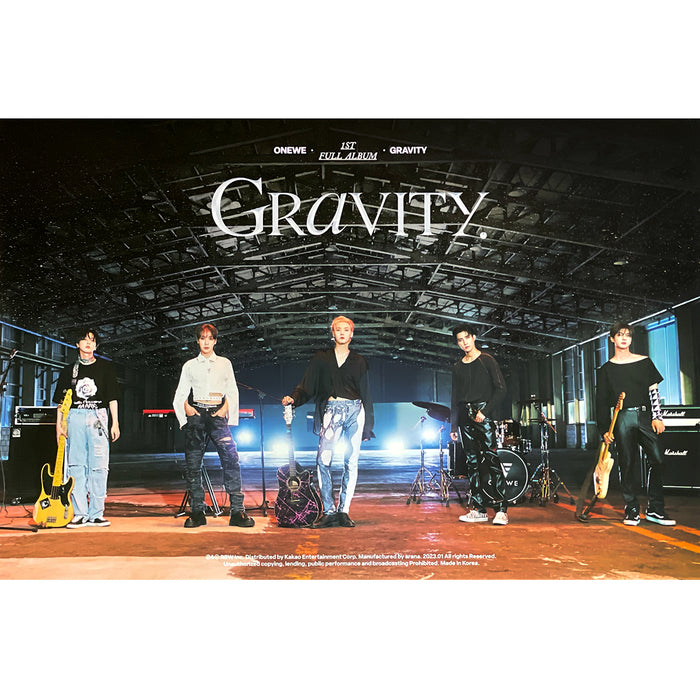 원위 | ONEWE | 1ST ENGLISH FULL ALBUM [ GRAVITY ] | (A VER.) POSTER ONLY