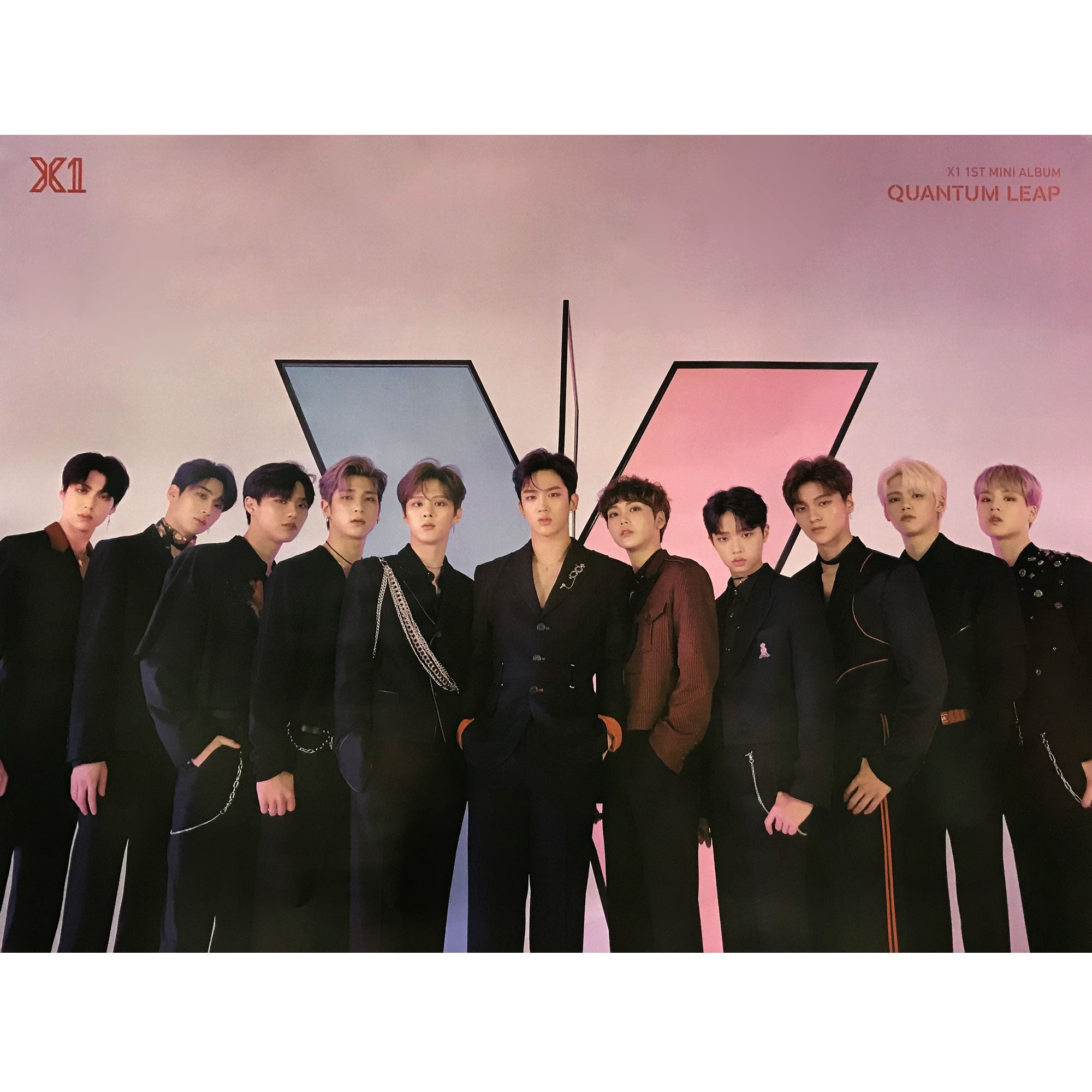 엑스원 | X1 | 1ST MINI ALBUM [ QUANTUM LEAP ] | (QUANTUM LEAP VER.) POSTER ONLY