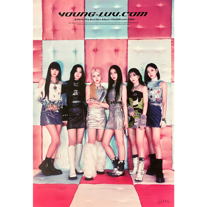 스테이씨 | STAYC | 2ND MINI ALBUM [ YOUNG-LUV.COM ] | (LUV VER. B) POSTER ONLY