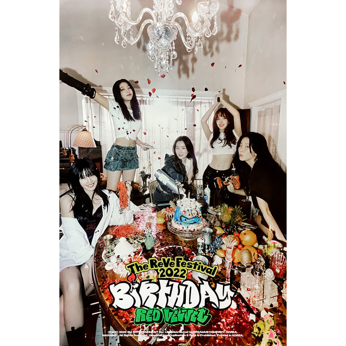 레드벨벳 | RED VELVET | MINI ALBUM [ THE REVE FESTIVAL 2022 : BIRTHDAY ] | (PHOTOBOOK VER. A) POSTER ONLY