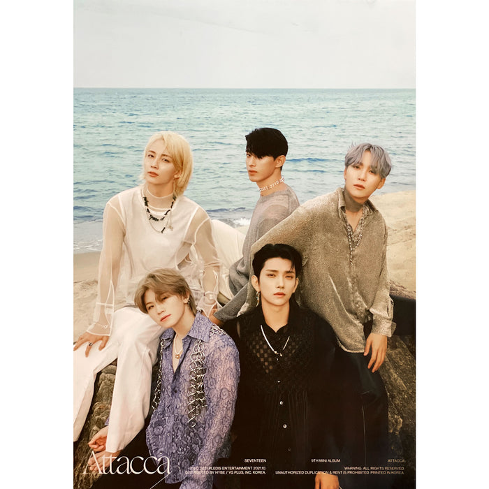 SEVENTEEN | 9TH MINI ALBUM [ ATTACCA ] | (B VER.) POSTER ONLY