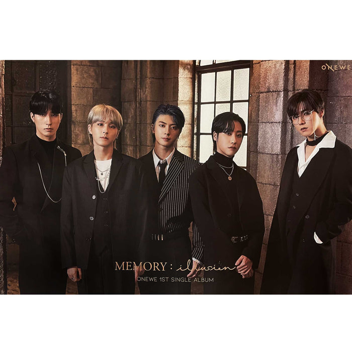 원위 | ONEWE | 1ST SINGLE ALBUM [ MEMORY: ILLUSION ] | (B VER.) POSTER ONLY