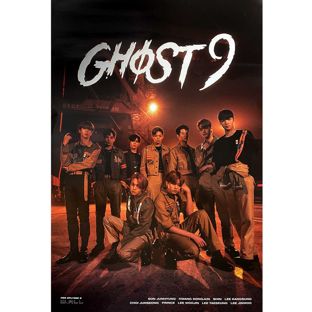 고스트나인 | GHOST9 | 2ND MINI ALBUM [ PRE EPISODE 2: W.ALL ] | POSTER ONLY