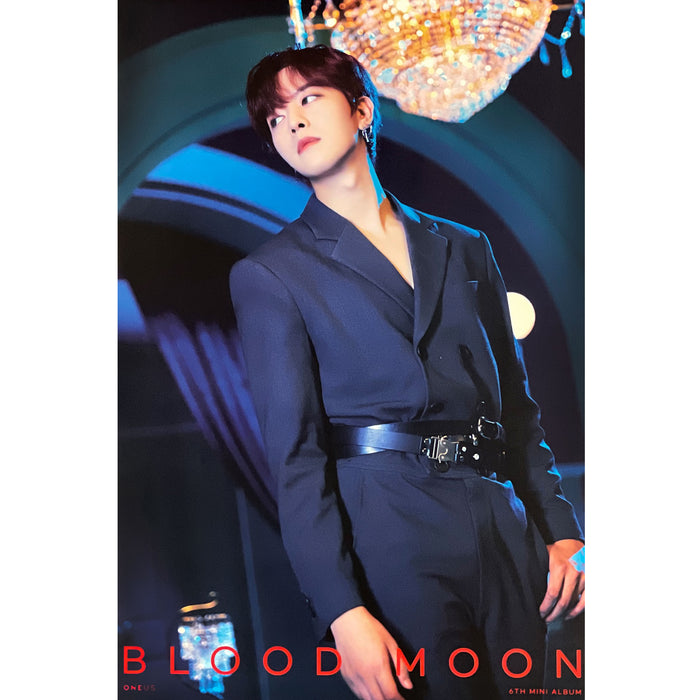 원어스 | ONEUS | 6TH MINI ALBUM [ BLOOD MOON ] | (RAVN VER.) POSTER ONLY