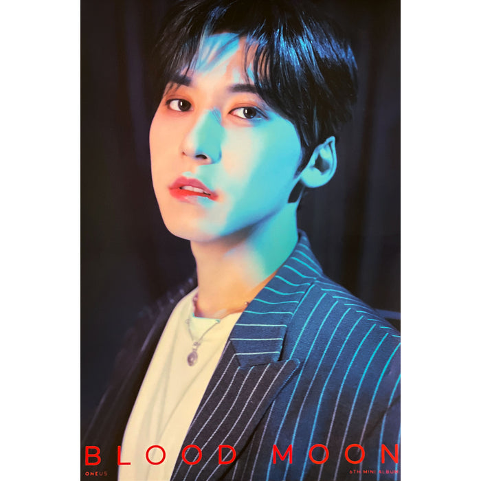 원어스 | ONEUS | 6TH MINI ALBUM [ BLOOD MOON ] | (KEONHEE VER.) POSTER ONLY