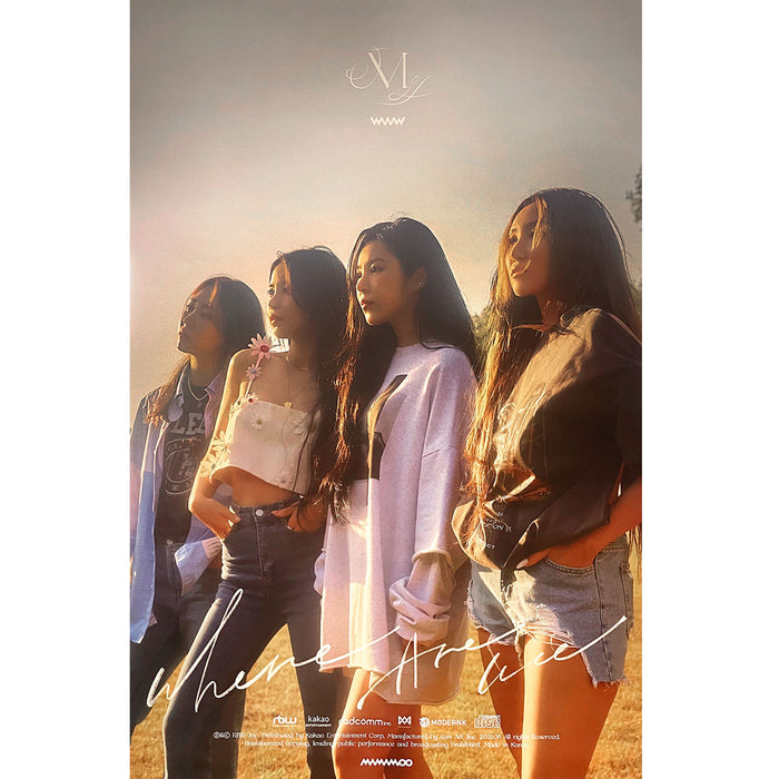 마마무 | MAMAMOO | 11TH MINI ALBUM [ WAW ] | (B VER.) POSTER ONLY