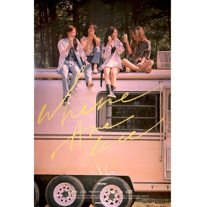 마마무 | MAMAMOO | 11TH MINI ALBUM [ WAW ] | (D VER.) POSTER ONLY