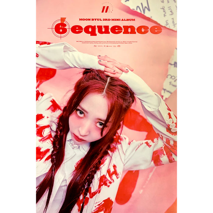 문별 | MOON BYUL | 3RD MINI ALBUM [ 6EQUENCE ] | (C VER.) POSTER ONLY