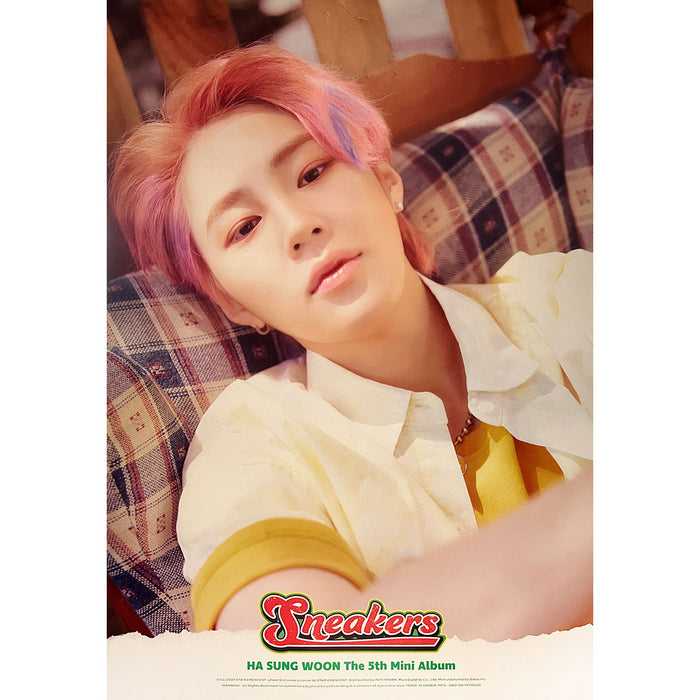 하성운 | HA SUNGWOON | 5TH MINI ALBUM [ SNEAKERS ] | (A VER.) POSTER ONLY