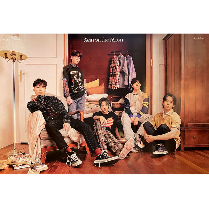 엔플라잉 | N.FLYING | 1ST ALBUM [ MAN ON THE MOON ] | (INSIDE VER.) POSTER ONLY