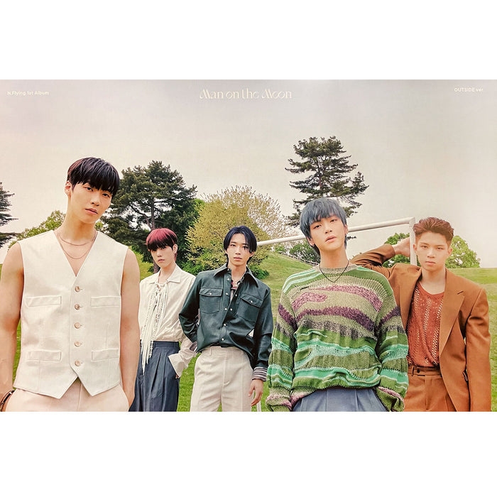 엔플라잉 | N.FLYING | 1ST ALBUM [ MAN ON THE MOON ] | (OUTSIDE VER.) POSTER ONLY