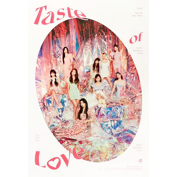 트와이스 | TWICE | 10TH MINI ALBUM [ TASTE OF LOVE ] | (IN LOVE VER.) POSTER ONLY