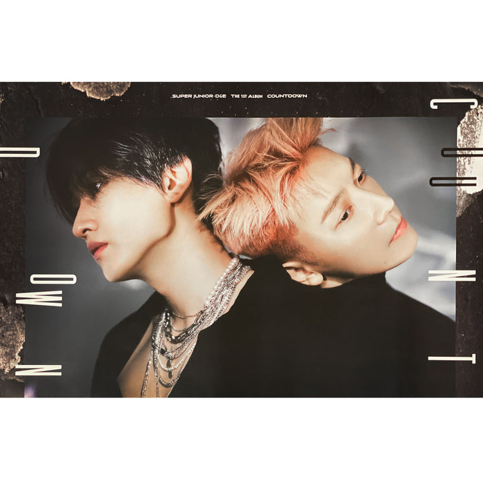 동해 & 은혁 | SUPER JUNIOR D&E | 1ST ALBUM [ COUNTDOWN ] | (COUNTDOWN VER. B) POSTER ONLY